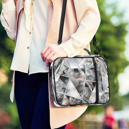 Diamond Artwork Print Shoulder Strap Bible Bag