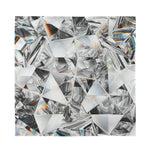 Diamond Artwork Print Silk Bandana