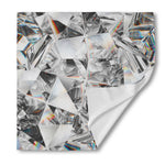 Diamond Artwork Print Silk Bandana
