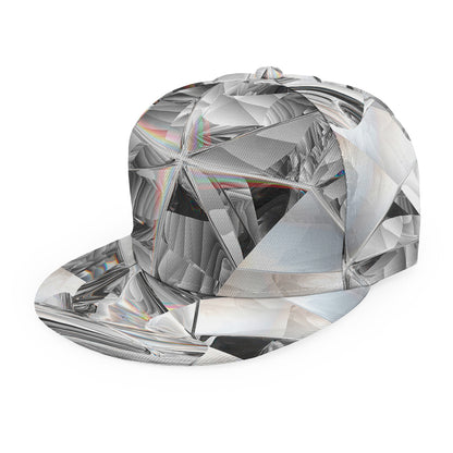 Diamond Artwork Print Snapback Cap