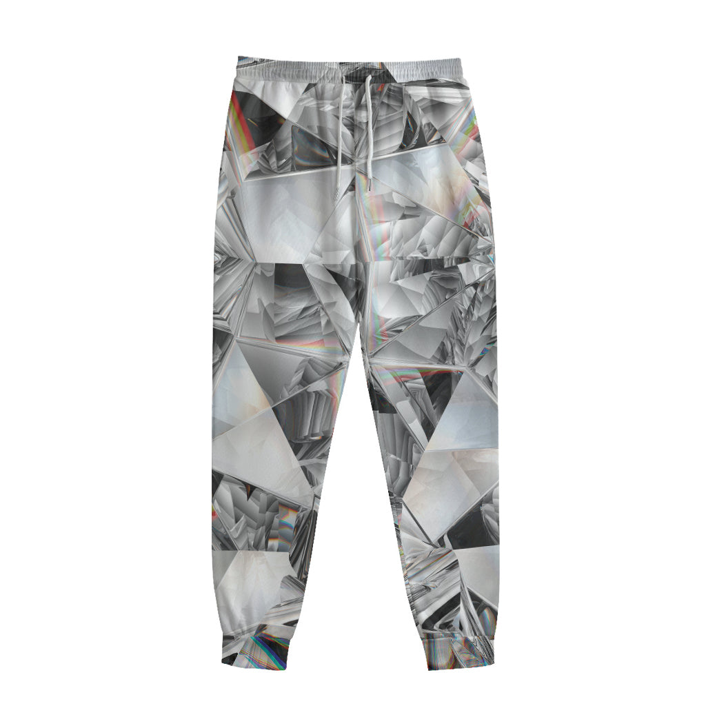 Diamond Artwork Print Sweatpants