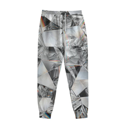 Diamond Artwork Print Sweatpants