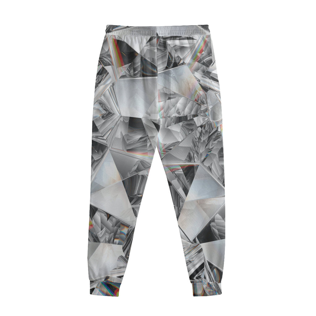 Diamond Artwork Print Sweatpants
