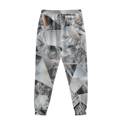 Diamond Artwork Print Sweatpants