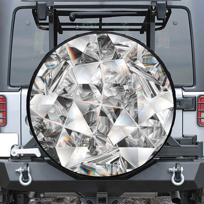 Diamond Artwork Print Tire Cover