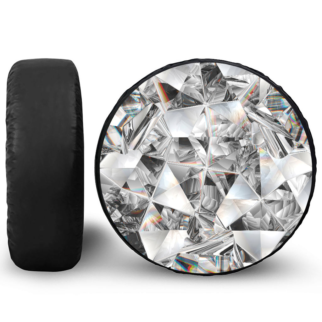 Diamond Artwork Print Tire Cover