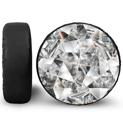 Diamond Artwork Print Tire Cover