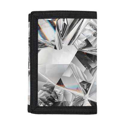 Diamond Artwork Print Trifold Wallet