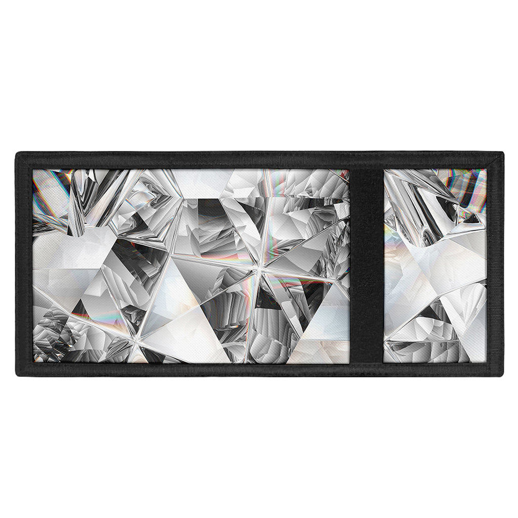 Diamond Artwork Print Trifold Wallet