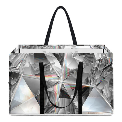 Diamond Artwork Print Utility Tote Bag