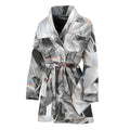 Diamond Artwork Print Women's Bathrobe