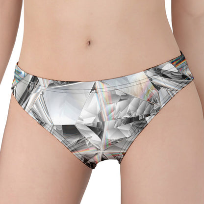 Diamond Artwork Print Women's Panties