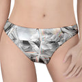 Diamond Artwork Print Women's Thong