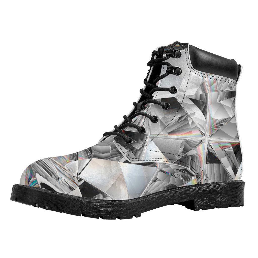 Diamond Artwork Print Work Boots