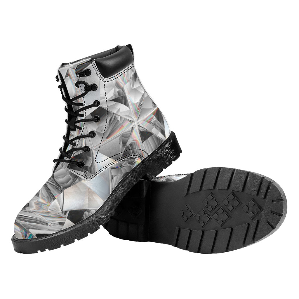 Diamond Artwork Print Work Boots