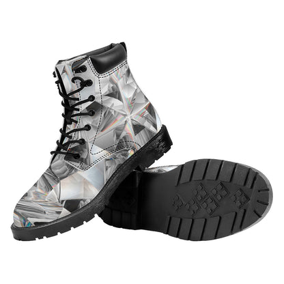 Diamond Artwork Print Work Boots