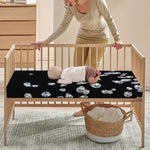 Diamond Gems Print Baby Crib Sheet