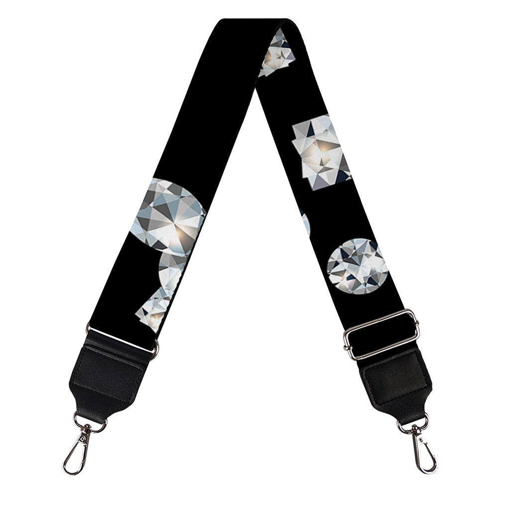 Diamond Gems Print Bag Strap