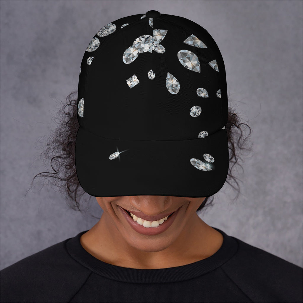 Diamond Gems Print Baseball Cap