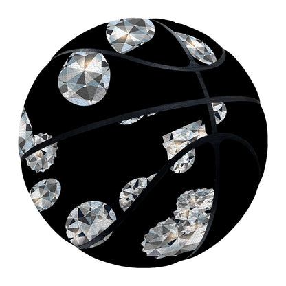 Diamond Gems Print Basketball