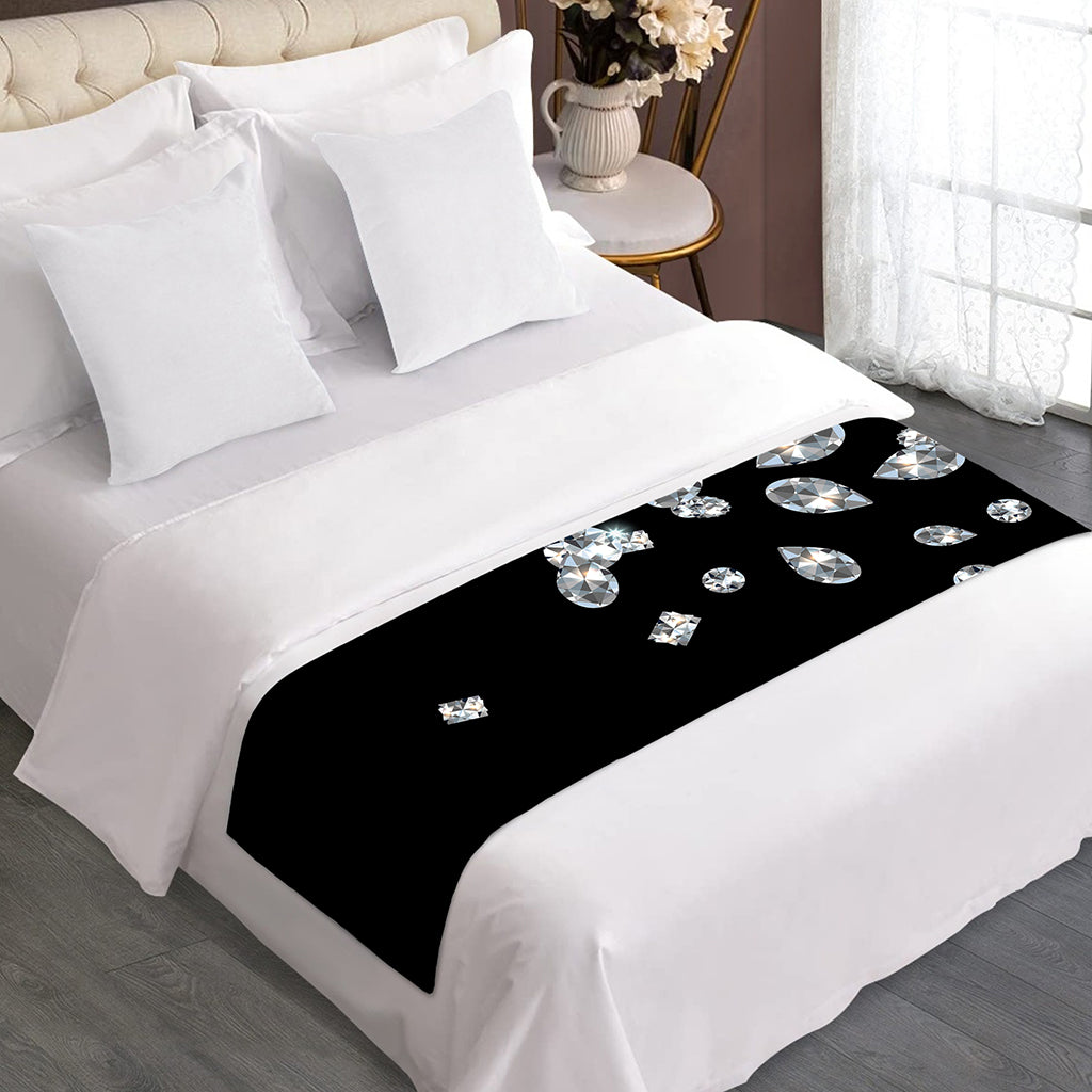 Diamond Gems Print Bed Runner