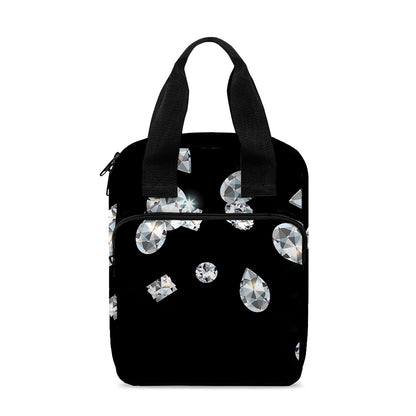 Diamond Gems Print Bible Tote Bag