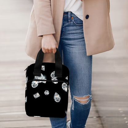 Diamond Gems Print Bible Tote Bag