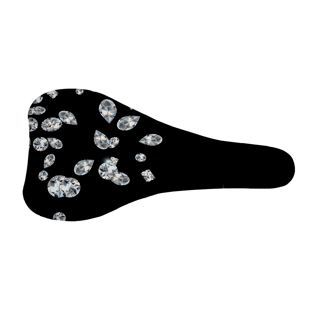 Diamond Gems Print Bicycle Seat Cover