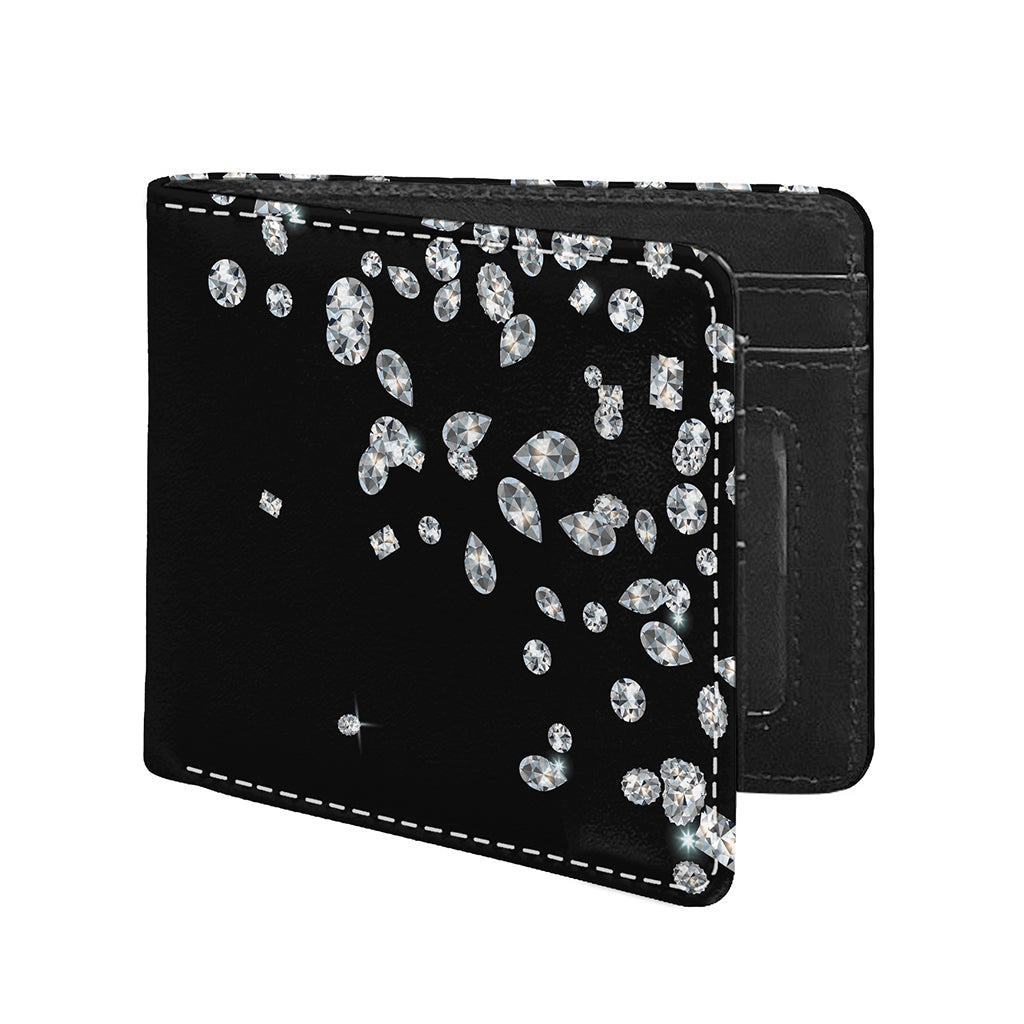Diamond Gems Print Bifold Wallet