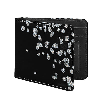 Diamond Gems Print Bifold Wallet