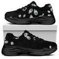 Diamond Gems Print Black Chunky Shoes