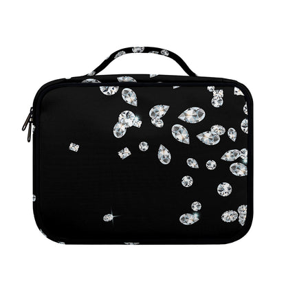 Diamond Gems Print Briefcase Bible Bag