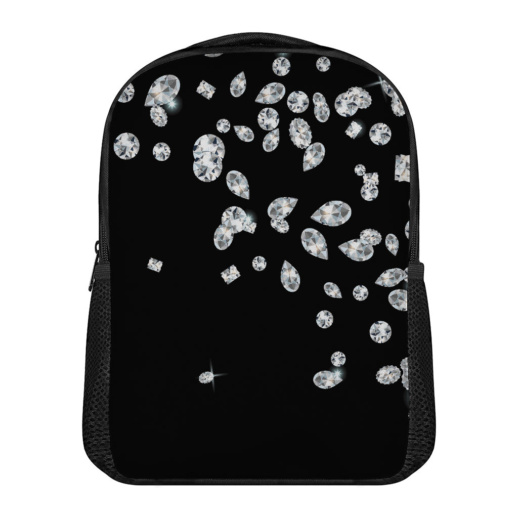Diamond Gems Print Casual Backpack