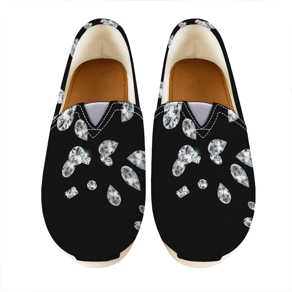 Diamond Gems Print Casual Shoes