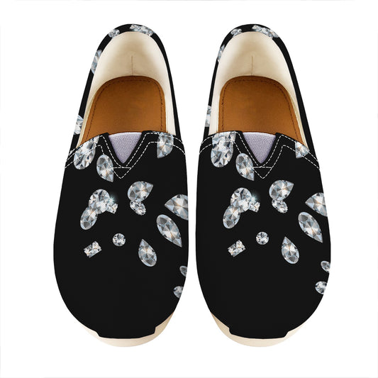 Diamond Gems Print Casual Shoes