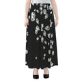 Diamond Gems Print Chiffon Maxi Skirt