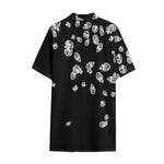 Diamond Gems Print Cotton Hawaiian Shirt