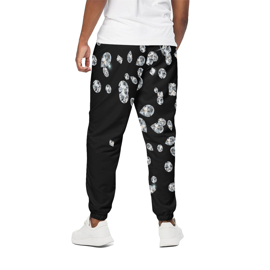 Diamond Gems Print Cotton Pants