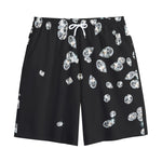 Diamond Gems Print Cotton Shorts