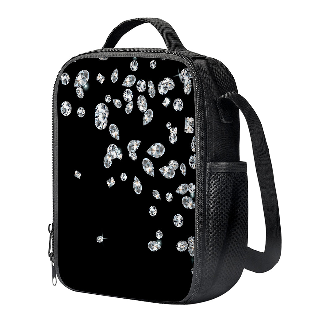 Diamond Gems Print Crossbody Lunch Bag