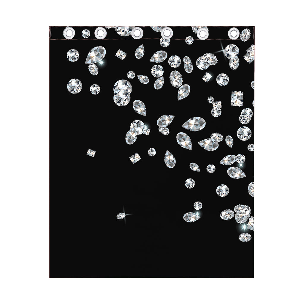 Diamond Gems Print Curtain