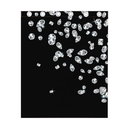 Diamond Gems Print Curtain
