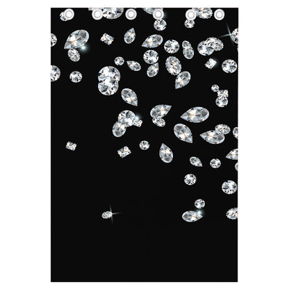 Diamond Gems Print Curtain