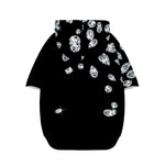 Diamond Gems Print Dog Zip Up Hoodie