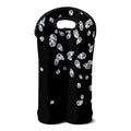 Diamond Gems Print Double Neoprene Wine Tote