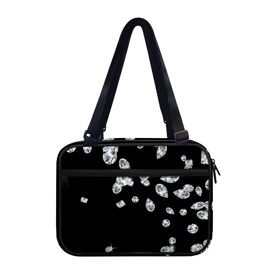 Diamond Gems Print Double Strap Bible Bag