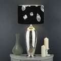 Diamond Gems Print Drum Lamp Shade