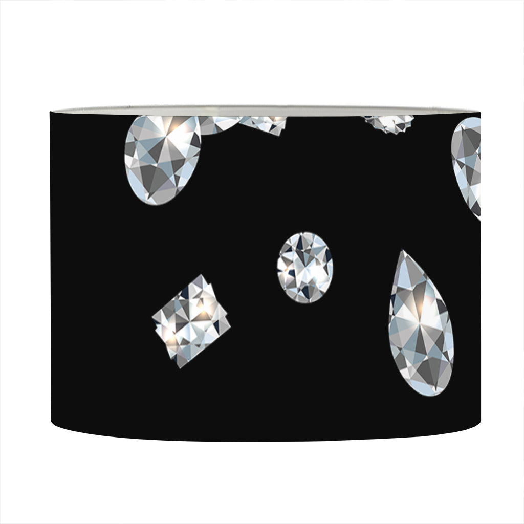 Diamond Gems Print Drum Lamp Shade