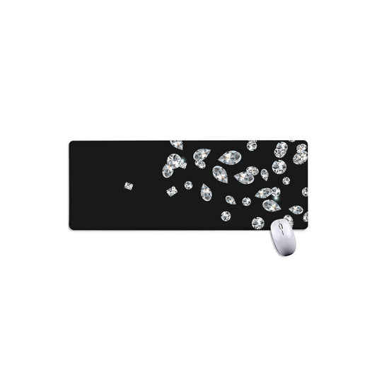 Diamond Gems Print Extended Mouse Pad