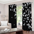 Diamond Gems Print Extra Wide Grommet Curtains
